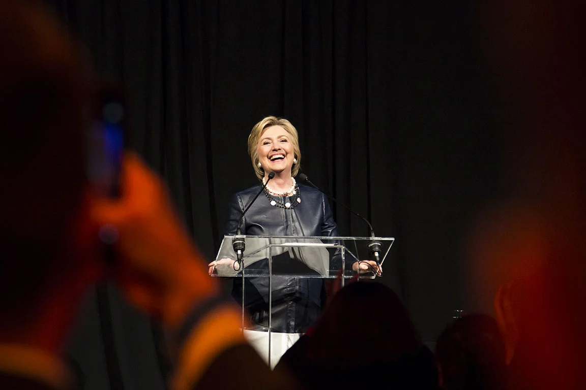 Hillary Clinton launches her LGBT for Hillary campaign in New York City. March 2016. New York, NY