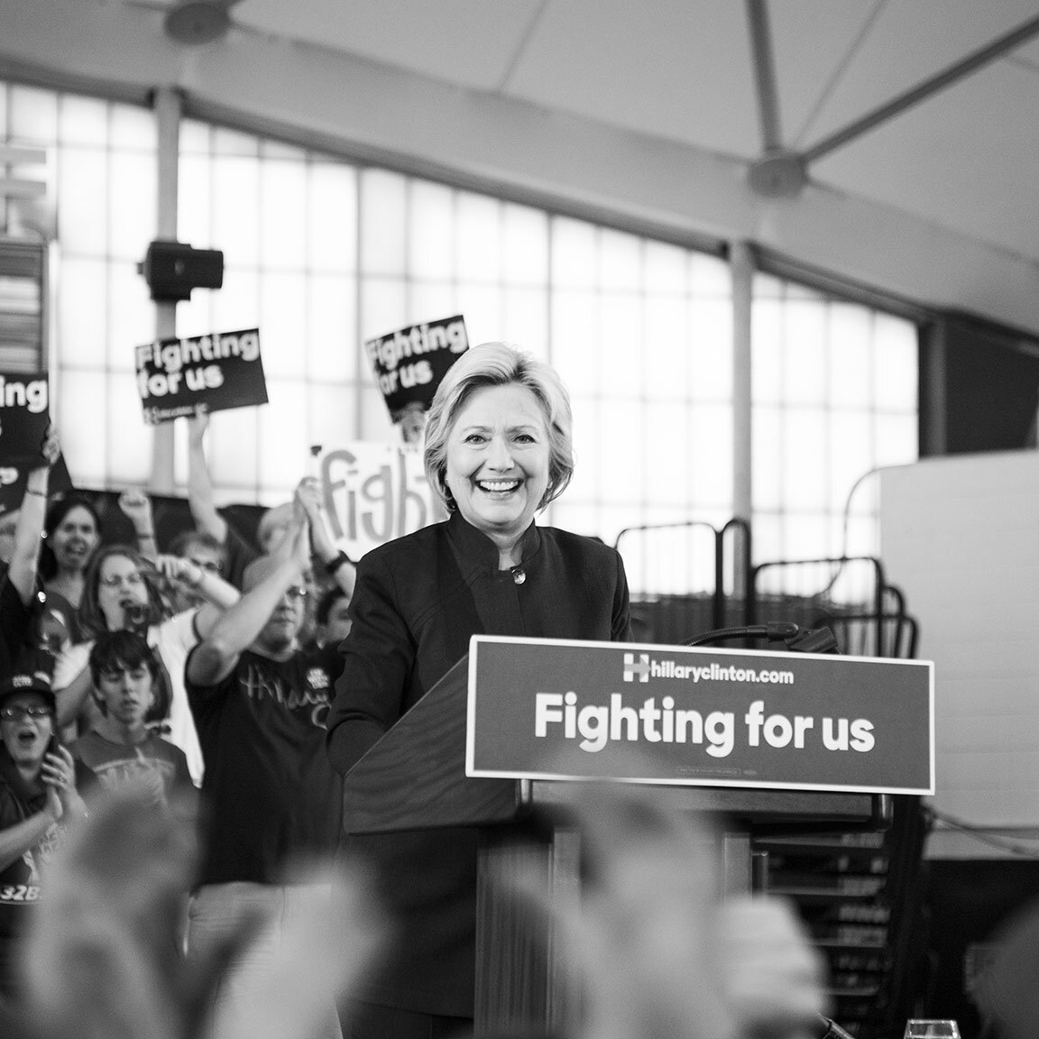  Hillary Clinton rallies at Rutger's University. Newark, NJ 2016 