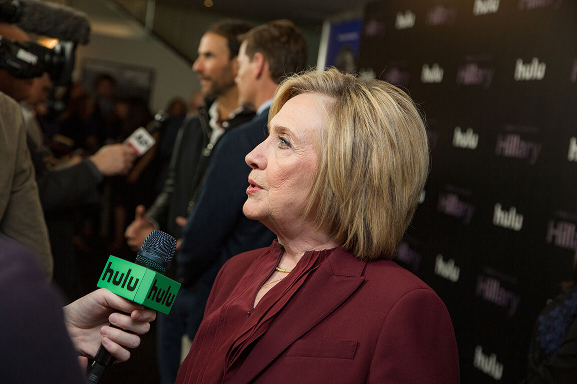  Secretary Hillary Clinton attends the Hulu premier of ‘Hillary’, New York, NY 