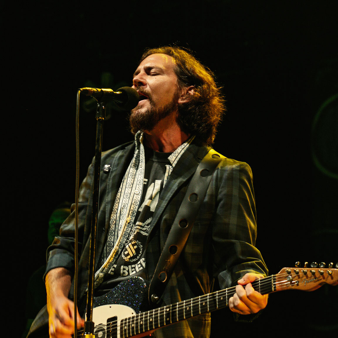  Eddie Vedder of Pearl Jam for The Stranger Newspaper. Seattle, WA 
