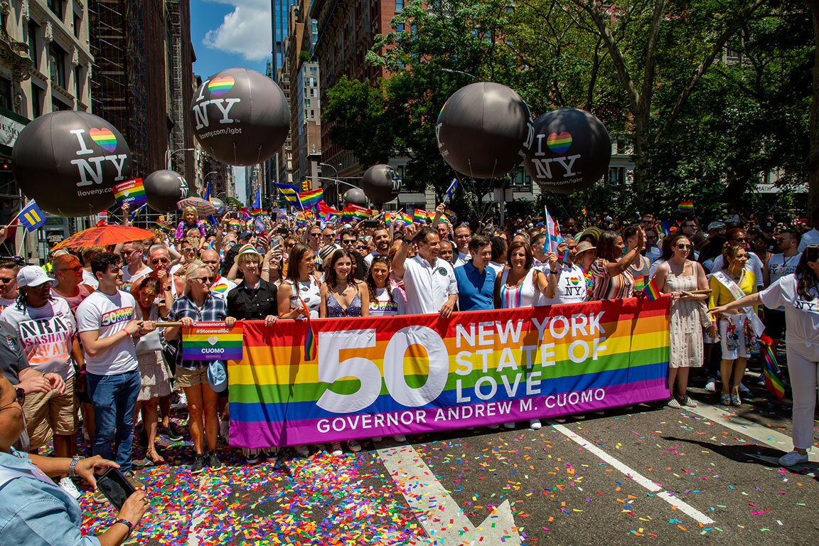  Governor Andrew Cuomo and New York elected officials kick-off World Pride celebrating 50 years of Pride. New York, NY 2019 