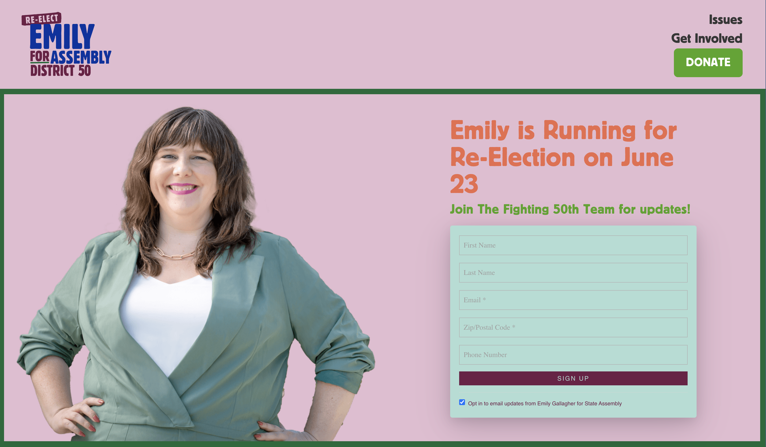 Emily Gallagher for Assembly, Brooklyn, NY