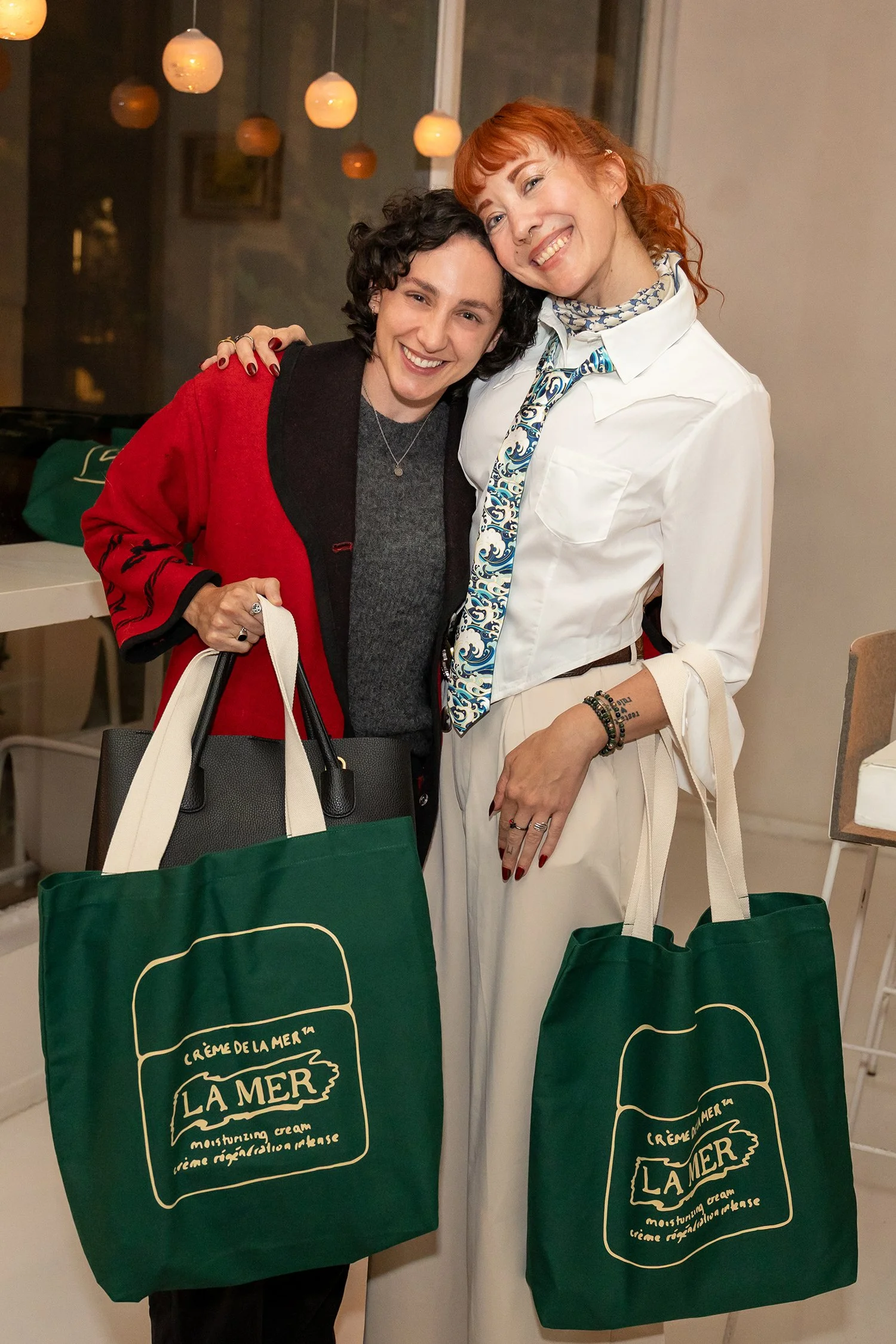 Lauren Patton and Caileigh Scott for Meteor x La Mer Climate Dinner, New York, NY
