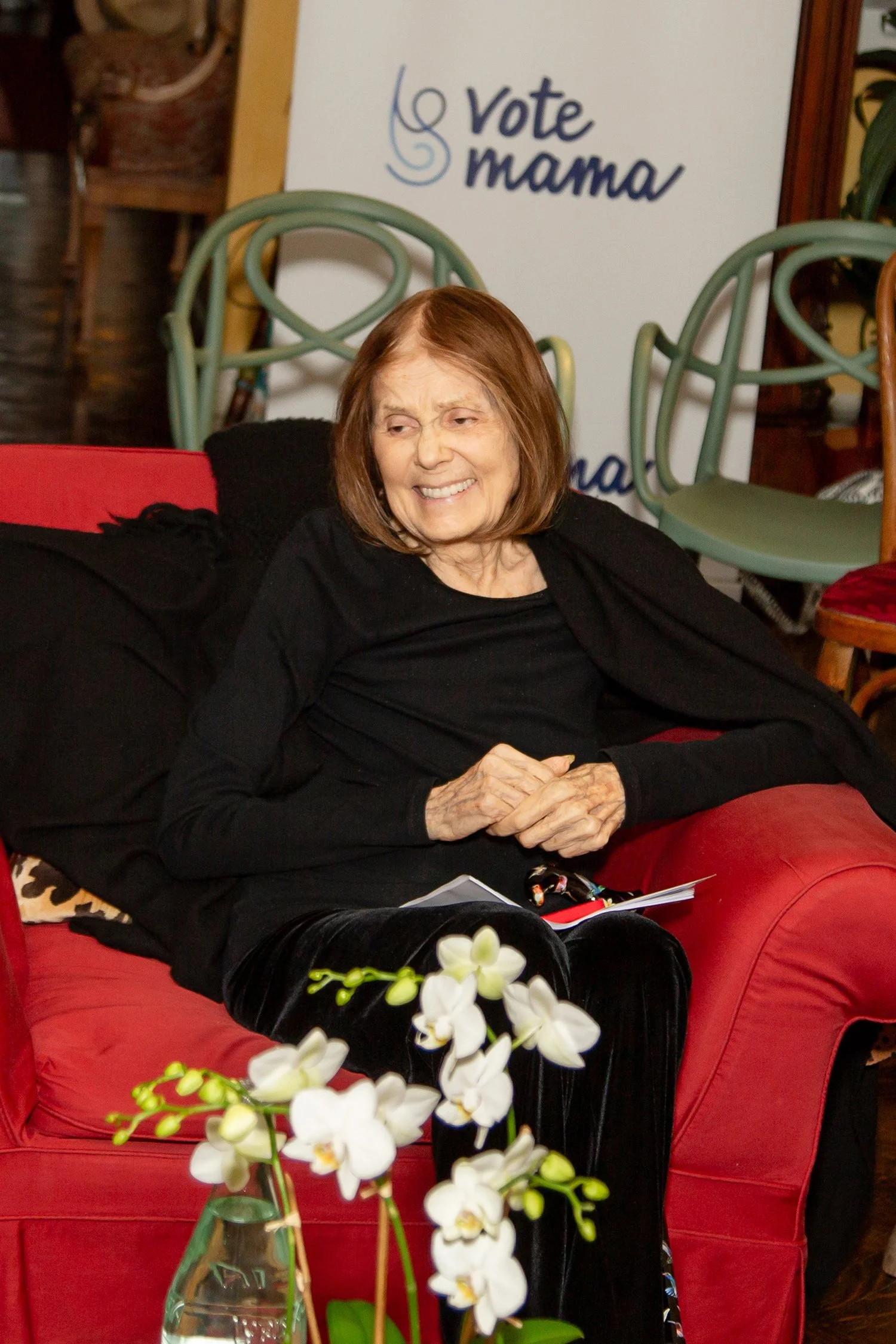Vote Mama in conversation with Gloria Steinem, New York, NY
