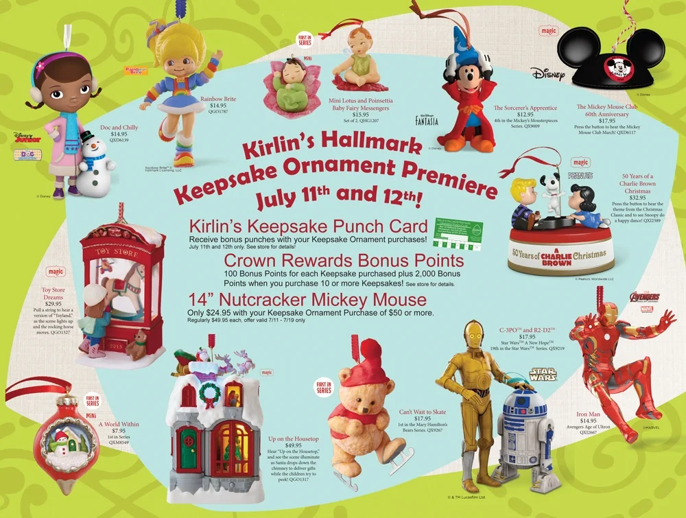 Keepsake Ornament Premiere Mailing (Inside Spread)