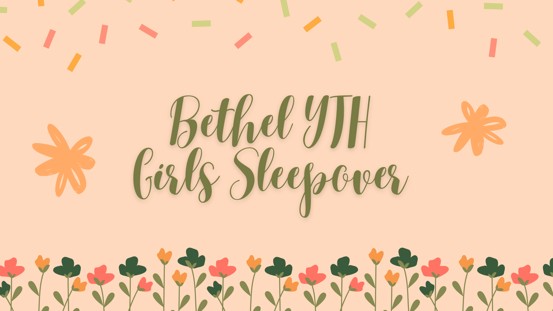 YTH Girls Sleepover