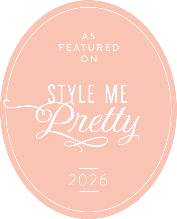 as featured on Style Me Pretty