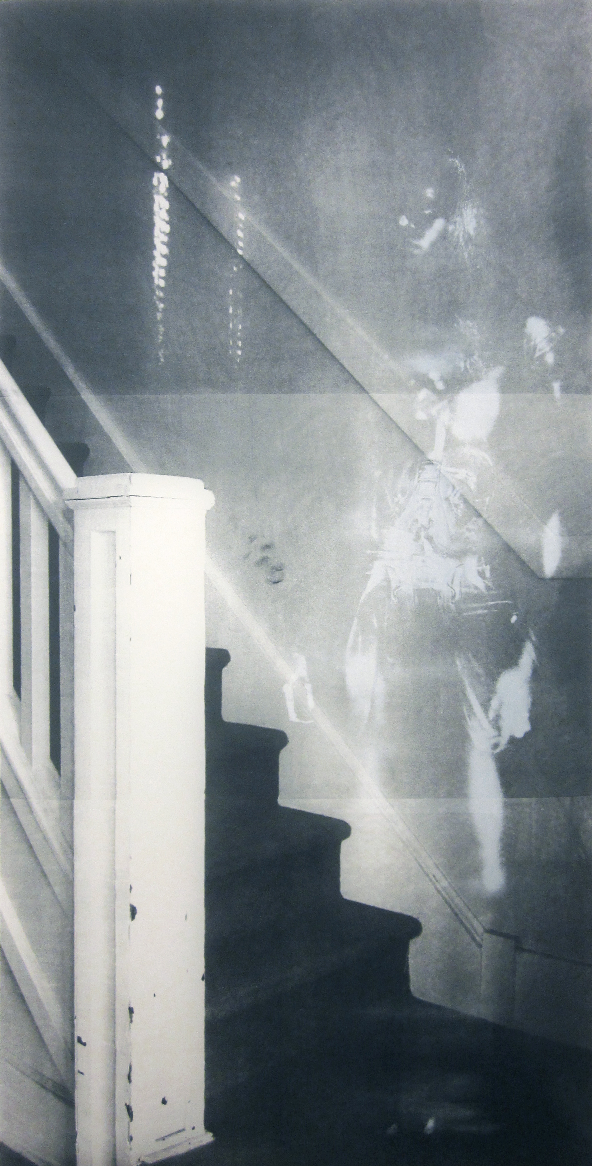  "Stairway," Silkscreen, 84" x 42," 2014 
