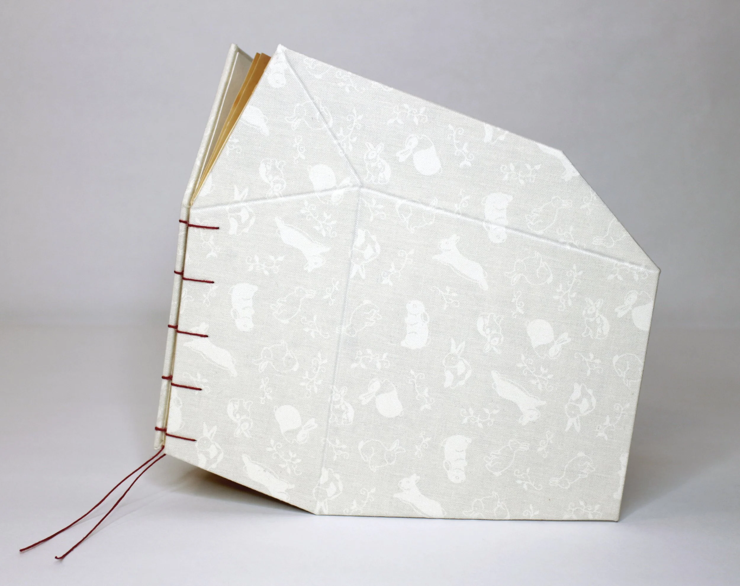   Bad Roommate , Encaustic transfer and microbial cellulose, 6” x 7,” 2026.   