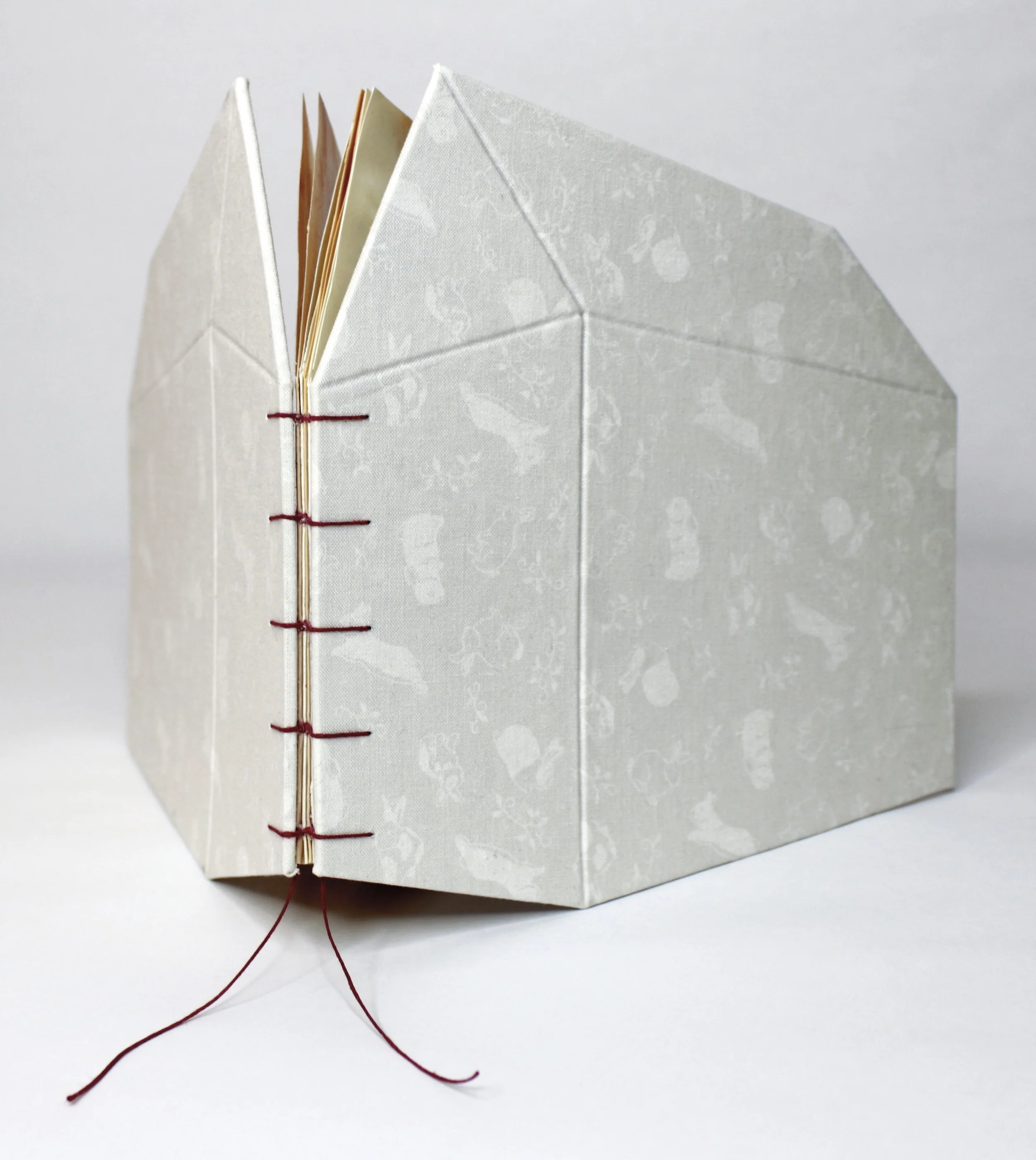   Bad Roommate , Encaustic transfer and microbial cellulose, 6” x 7,” 2026.   