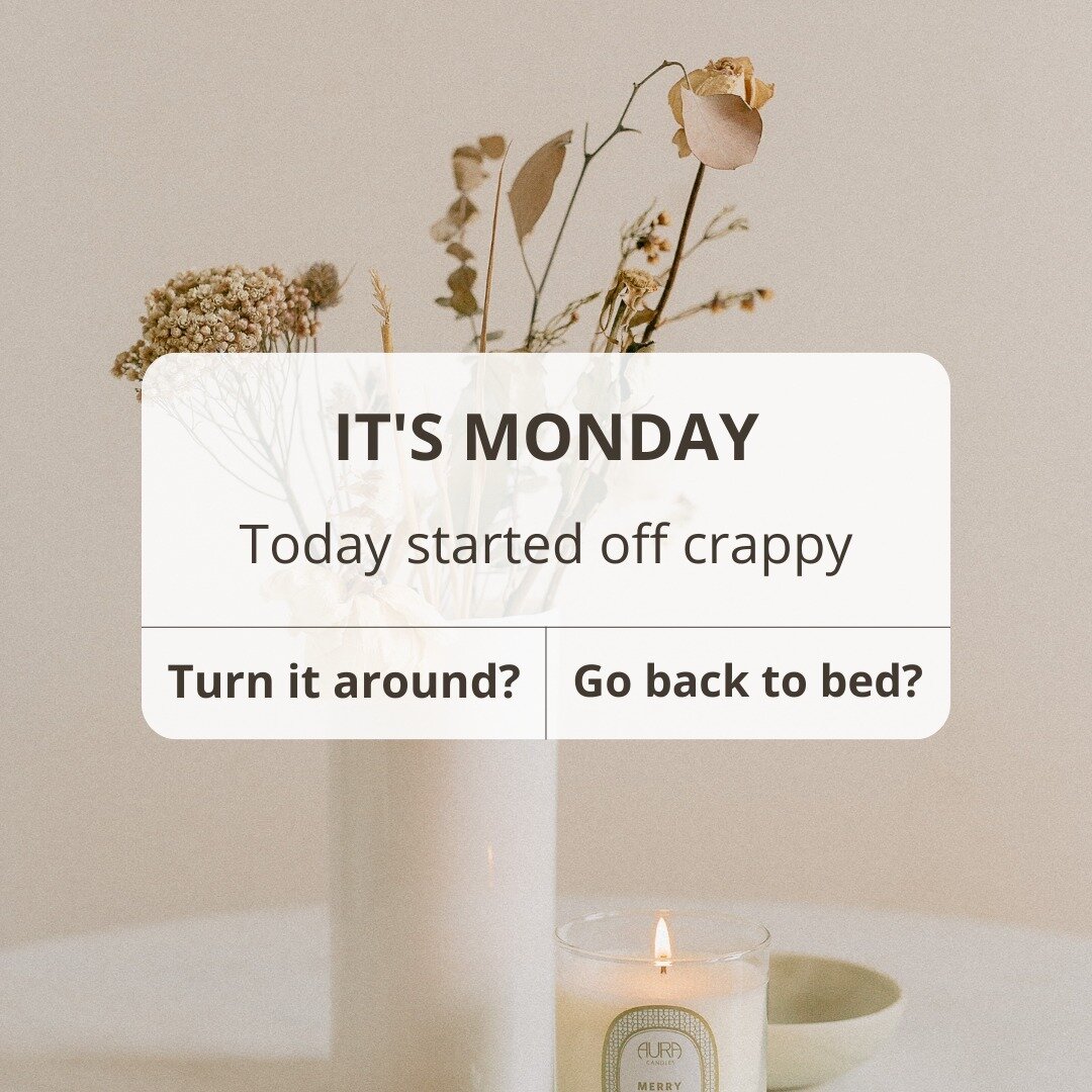 🕯️ Mondays, right? Some days just scream 'ugh.' But hey, we've got a choice to make: face it head on or cozy up under the covers and pretend it's not happening. Which one are you going for today? Share your Monday mood in the comments, and let's tac