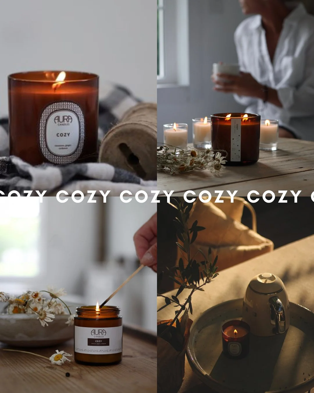 Scent Saturday: COZY 🍂⁠
⁠
CINNAMON | GINGER | CARDAMOM⁠
⁠
Fall is one of the best times of the year, make it even better with a fragrance that envelops you in cozy comfort.⁠
⁠
Shop seasonal scents in the link in our bio!