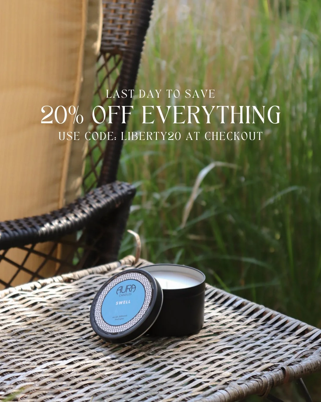 Last day to save 20% on all your favorite scents &amp; fragrances! Use code: LIBERTY20 at checkout! ✨⁠
Head to the link in our bio to shop!⁠
⁠
Hope everyone had a wonderful &amp; safe President's Day Weekend! 🤍⁠
⁠
Sale ends tonight at midnight!