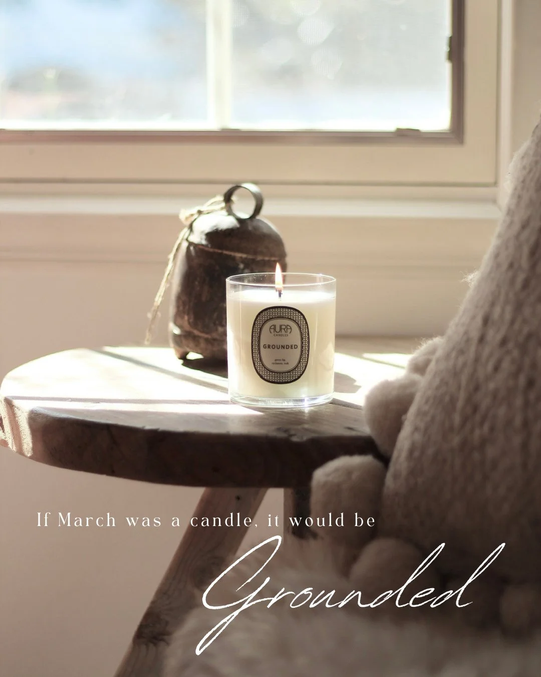 Grounded blends together the fresh, natural touch of green fig with the rich, woodsy, warm teak.⁠
⁠
Just like the month of March. The last of the cozy cooler days mixing gently with fresh spring air. Oh, how March is so good.⁠
⁠
Shop Grounded in the 