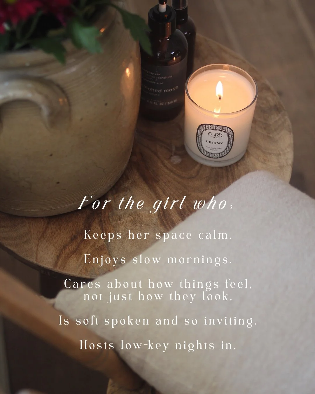 Soft light, slow mornings, and a scent that feels like home. ✨⁠
⁠
This is your reset button in a candle. 🕯️