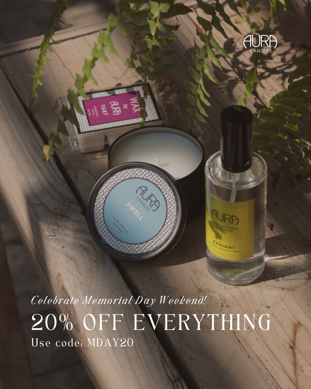 We hope your Memorial Day Weekend was memorable! ☀️ Today's your last day to save 20% on products across our entire site! Just use code: MDAY20 at checkout! 🙌🏼⁠
⁠
Shop the link in our bio!⁠
Let us know what products you're grabbing! 🤍