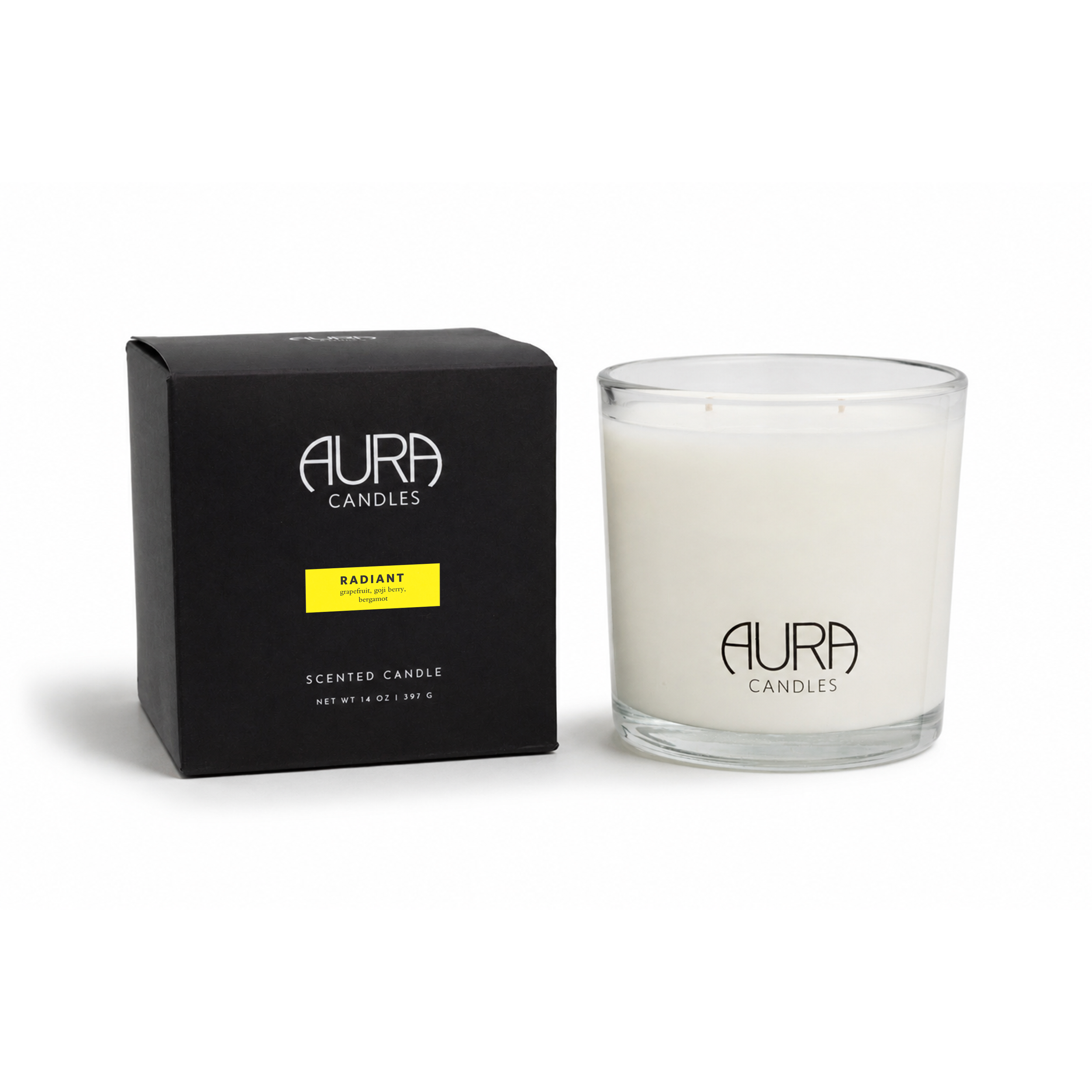 RADIANT EVERYDAY 2 WICK CANDLE (grapefruit)