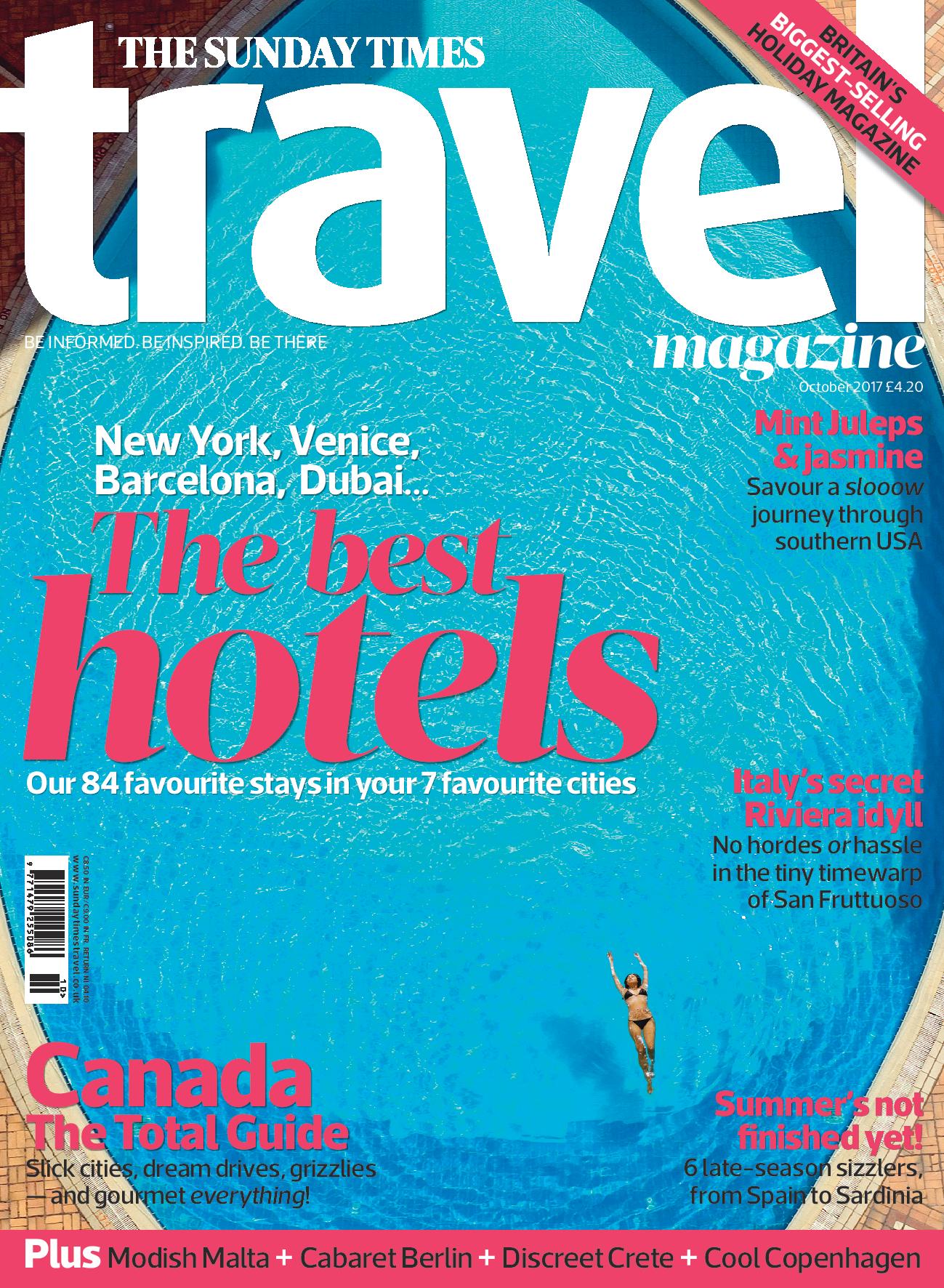 Sunday Times Travel Magazine loves Locanda La Gelsomina