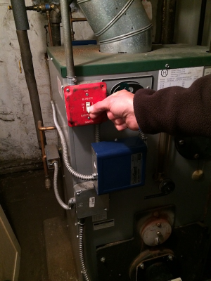 If you're lucky, turning the boiler on is as simple as flipping a switch.