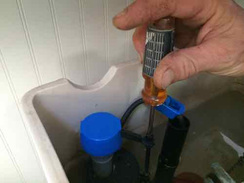 And here is how you adjust the fill mechanism.