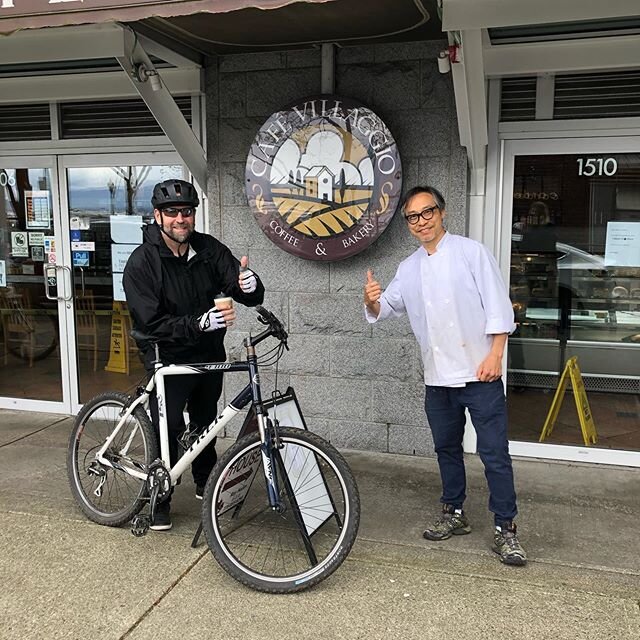 So thrilled to see Jack and his staff @cafevillaggiovancouver open. They are serving it up seven days a week rocking Moja Coffee.#vancouverrules #covidsucks
