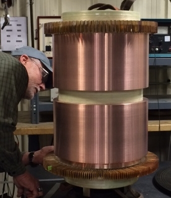 Glassband Commutator with fans being QC'ed