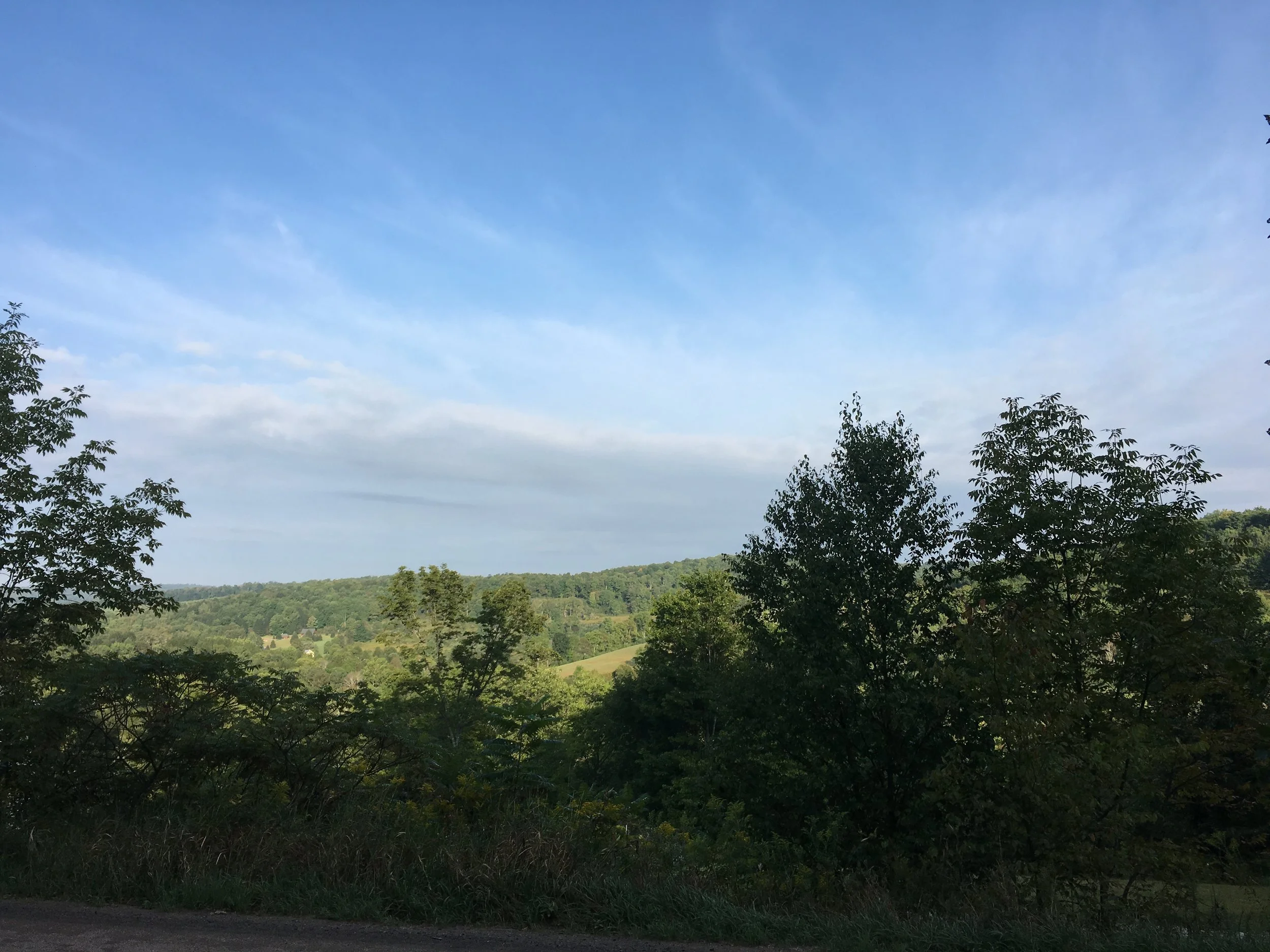 The view from our cabin.