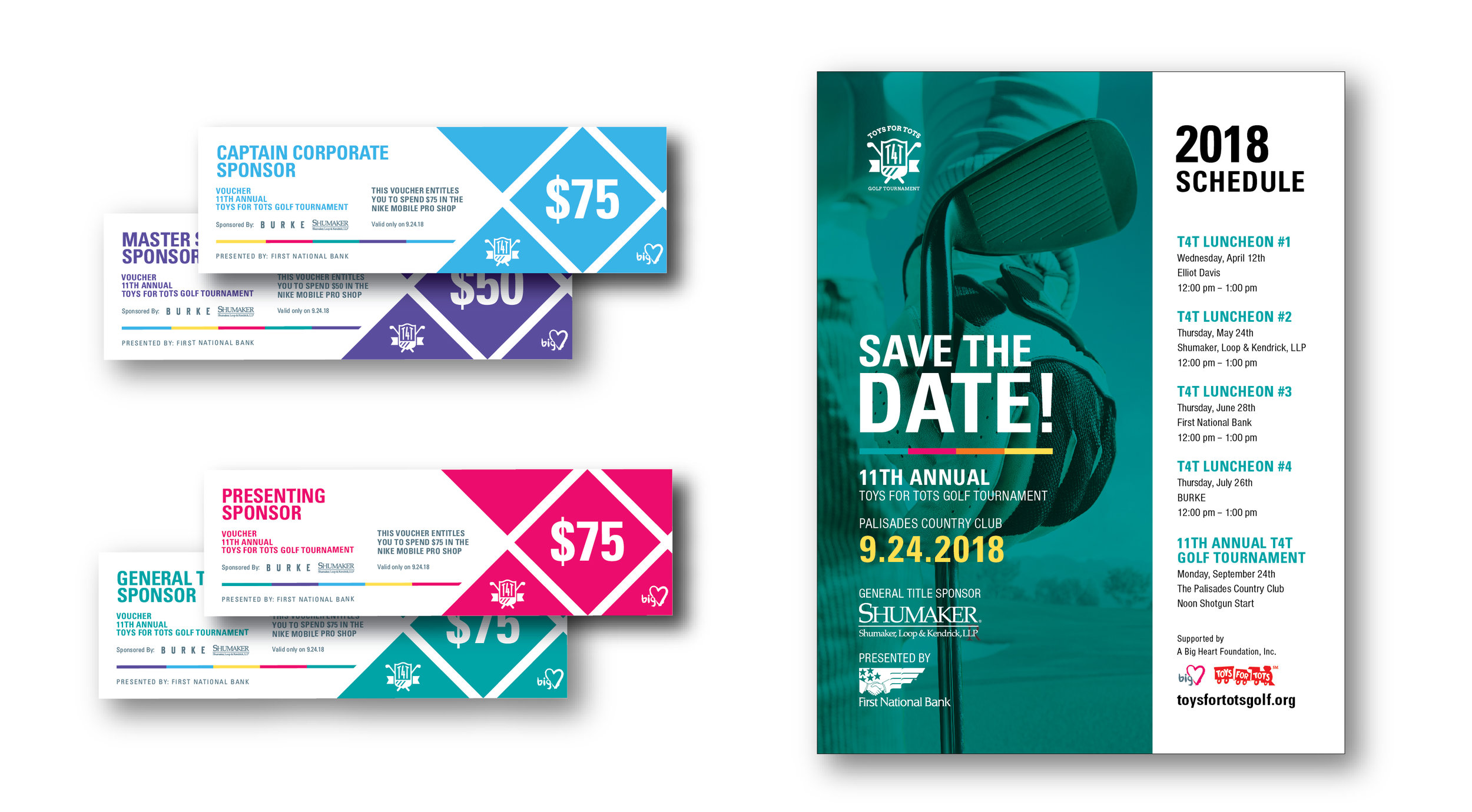 Vouchers and Save the Date (Print)