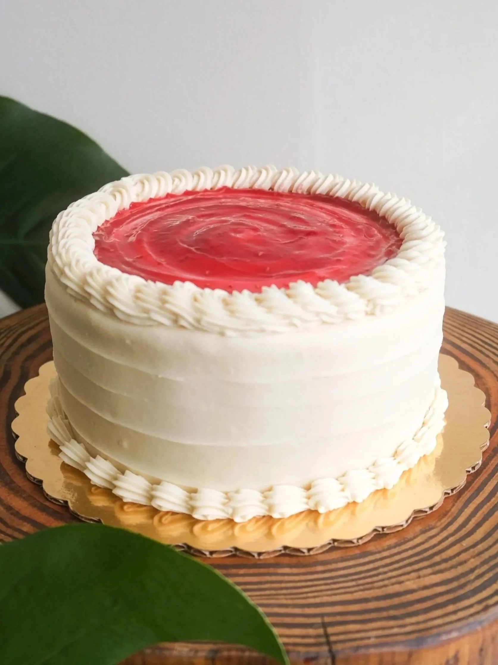 Raspberry cream cheese cake