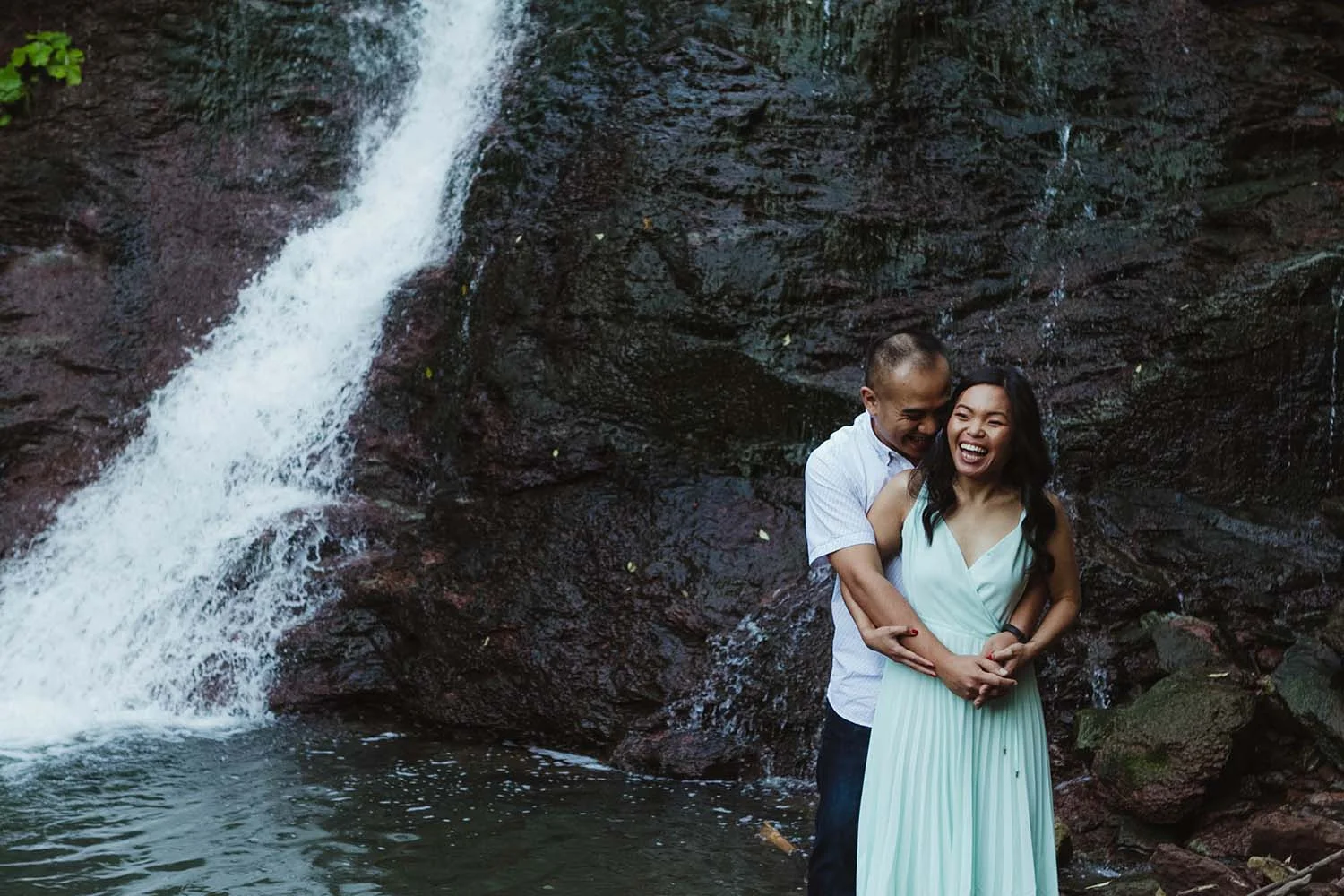 Waterfall Engagement Shoot 1 Hour from Toronto || CopperRed Photography