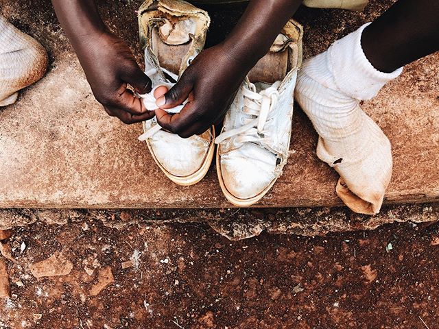 I hope this red dirt never comes off of my shoes.