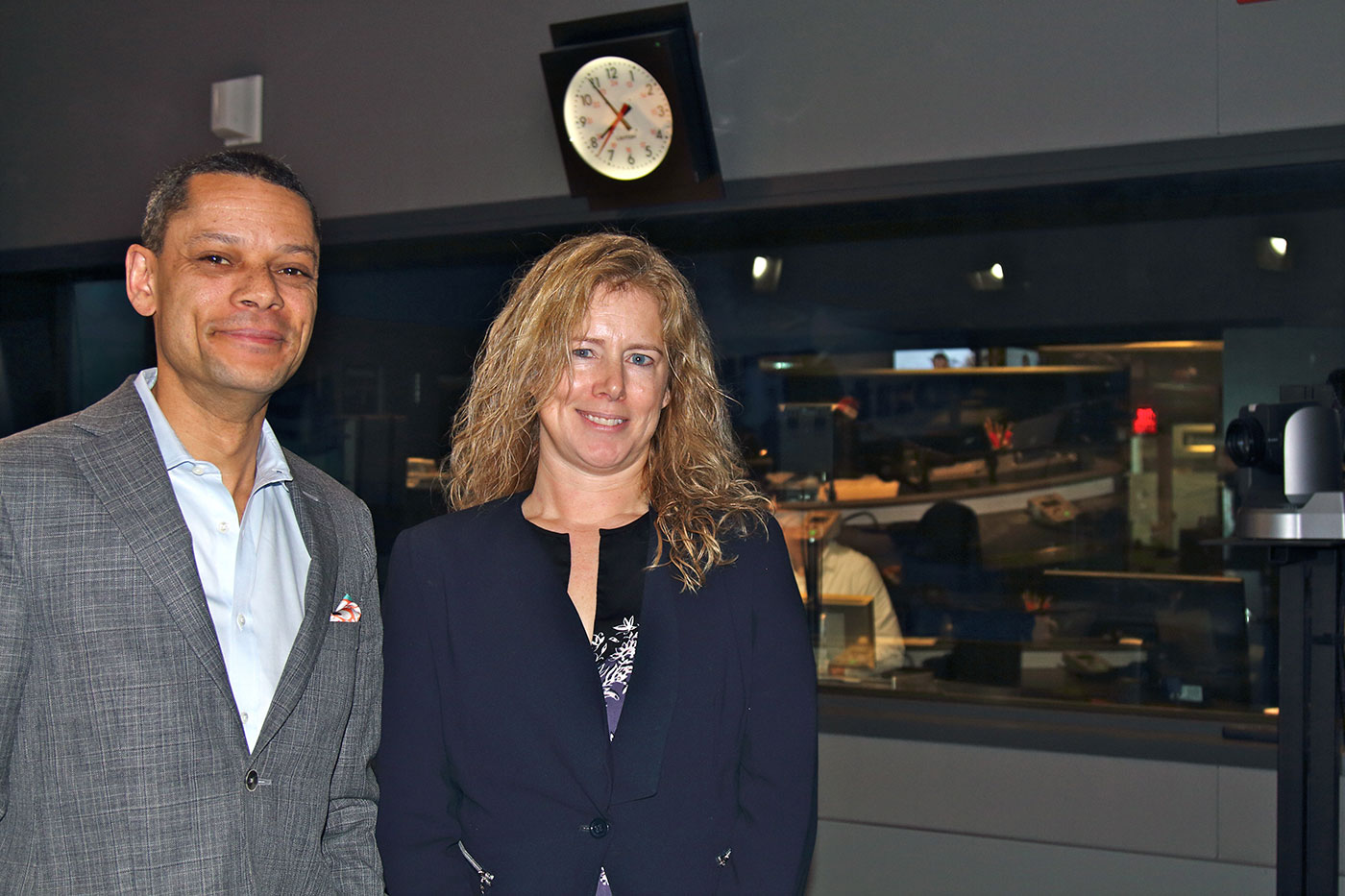 Eleanor McGrath with Matt Galloway on Thursday, March 3rd for interview on Metro Morning, CBC. Matt Galloway shared that morning that his grandfather was a British Home Child.