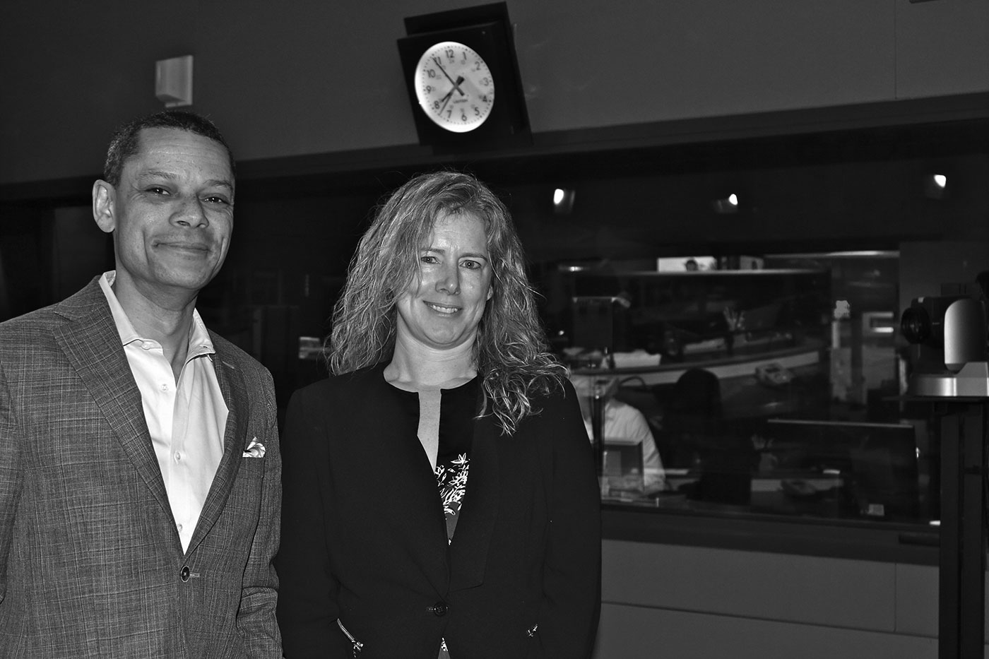 Eleanor McGrath with Matt Galloway on Thursday, March 3rd for interview on Metro Morning, CBC. Matt Galloway shared that morning that his grandfather was a British Home Child.