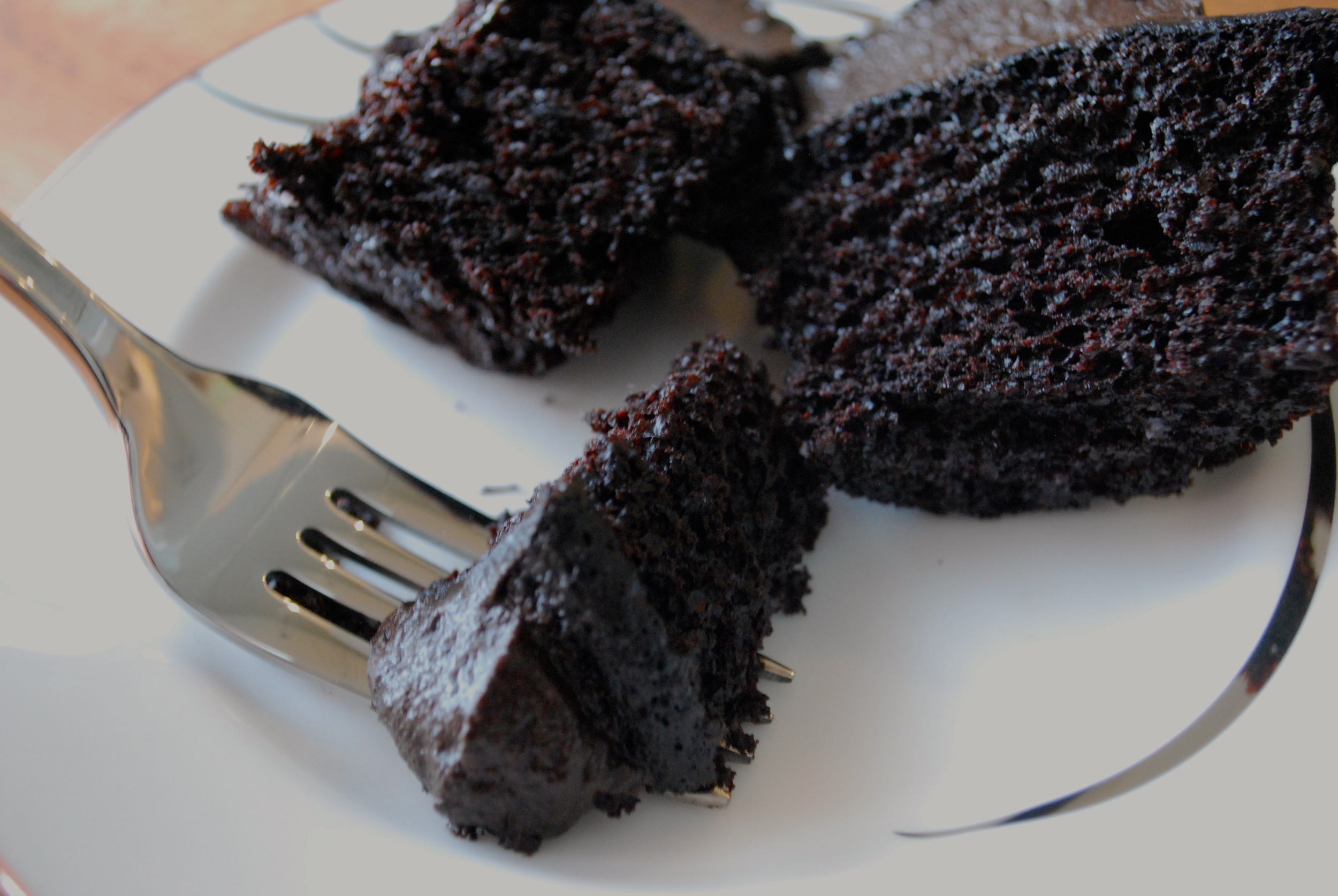 Spicy Dark Chocolate Cupcakes with a White Chocolate Cabernet Drizzle
