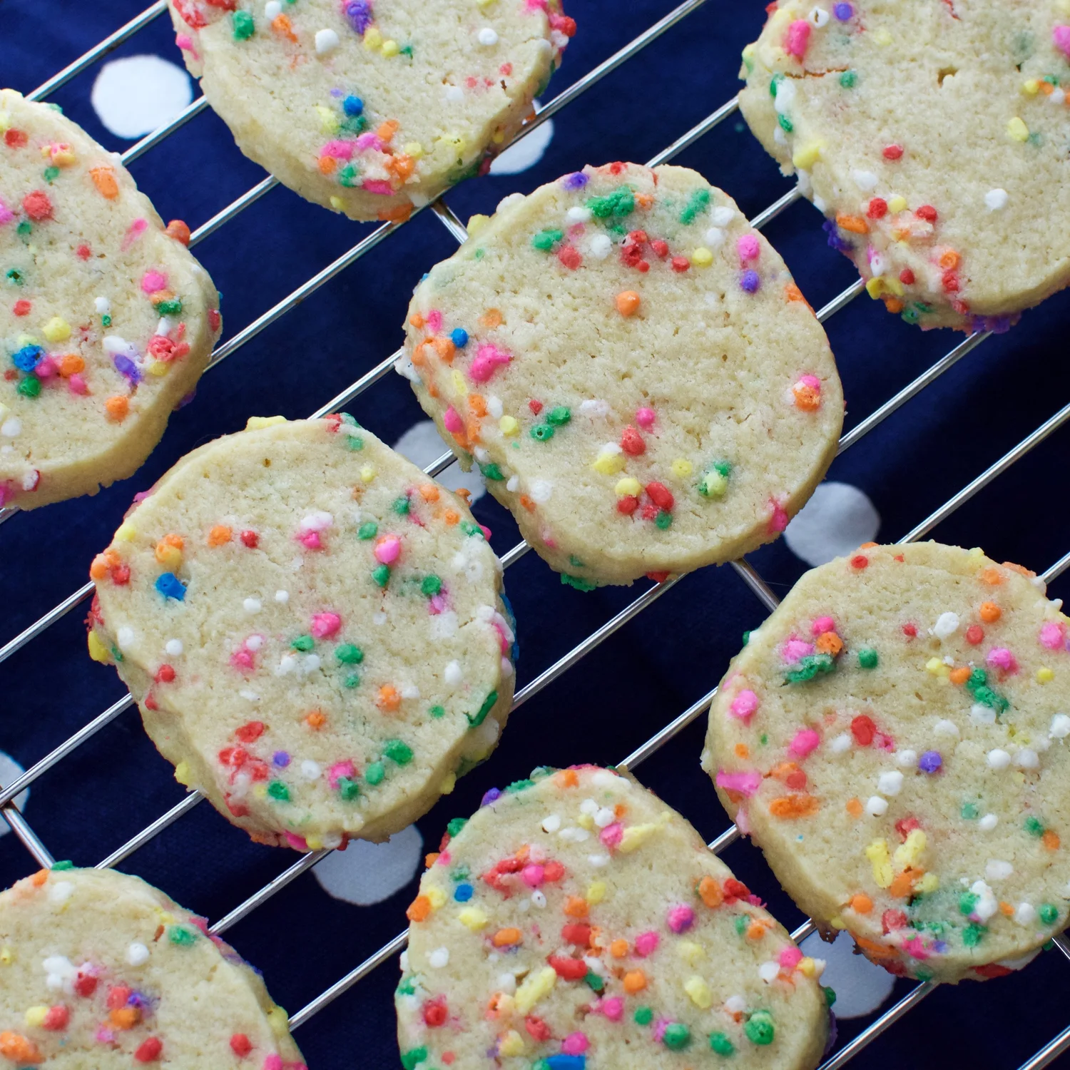Funfetti Butter Cookies — Kristin's Kitchen Creative Vegetarian and