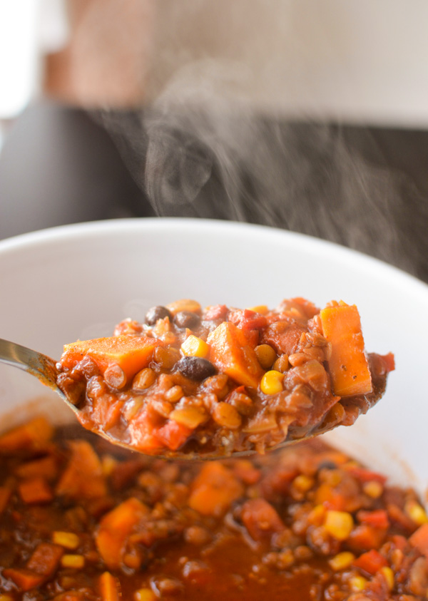 Chili before baking
