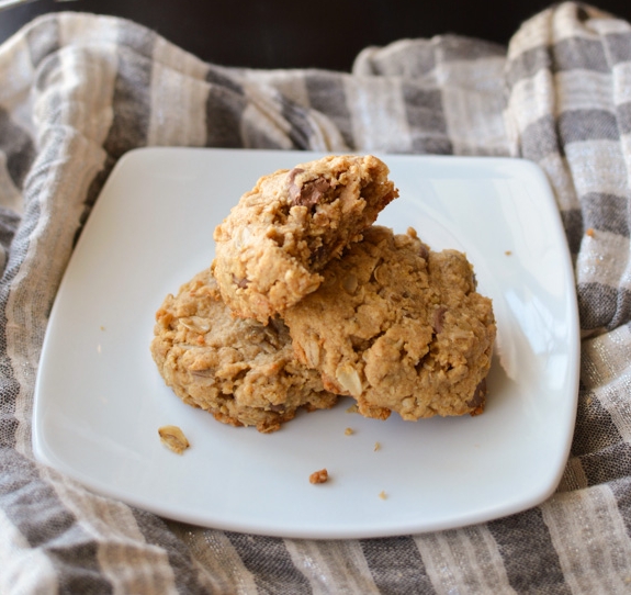 Peanut Butter Banana Oat Cookies (Gluten Free)