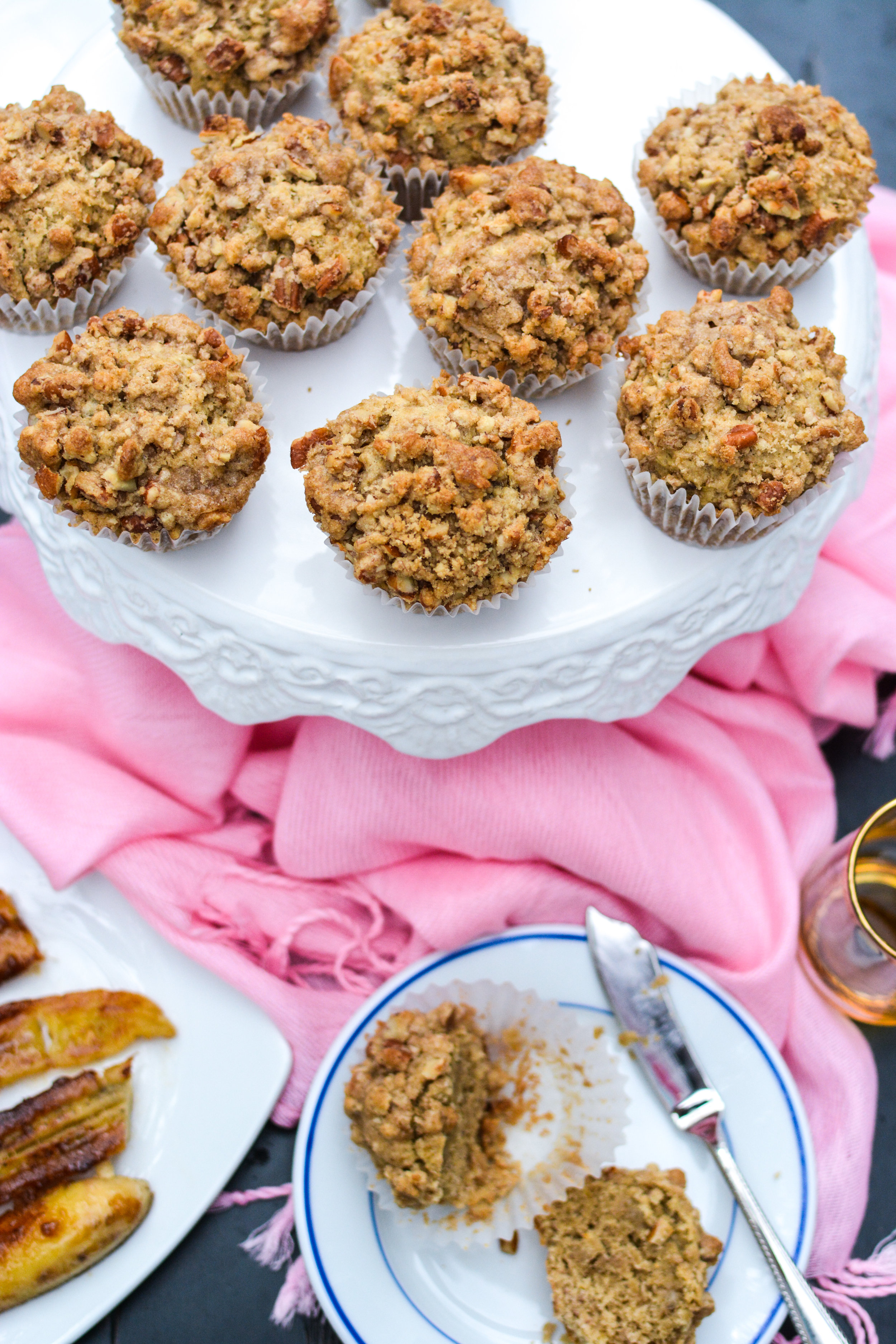Caramelized Banana Muffins