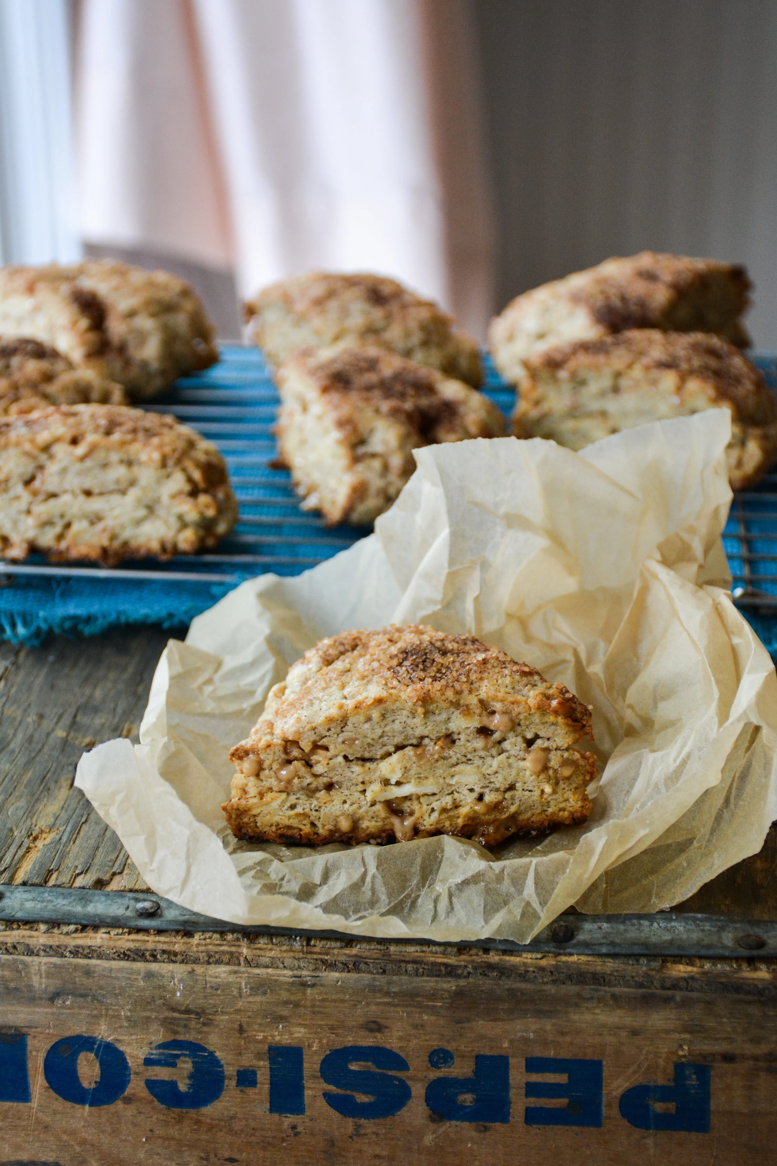 Apple Toffee Scones