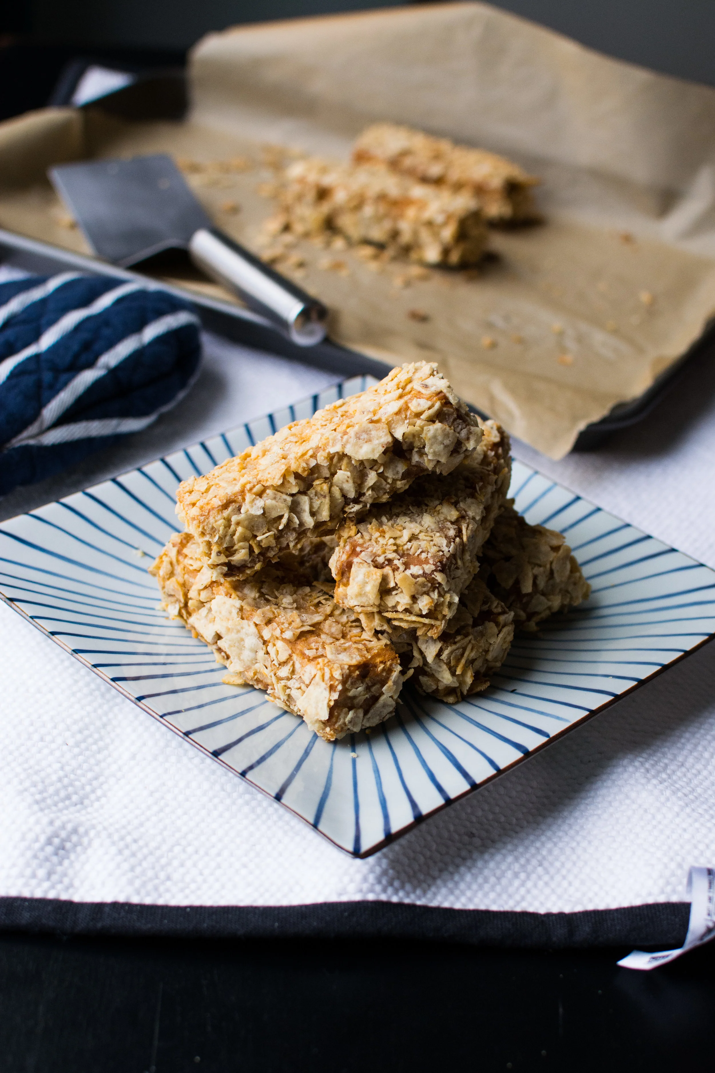 Spiced Tortilla Crusted Tofu