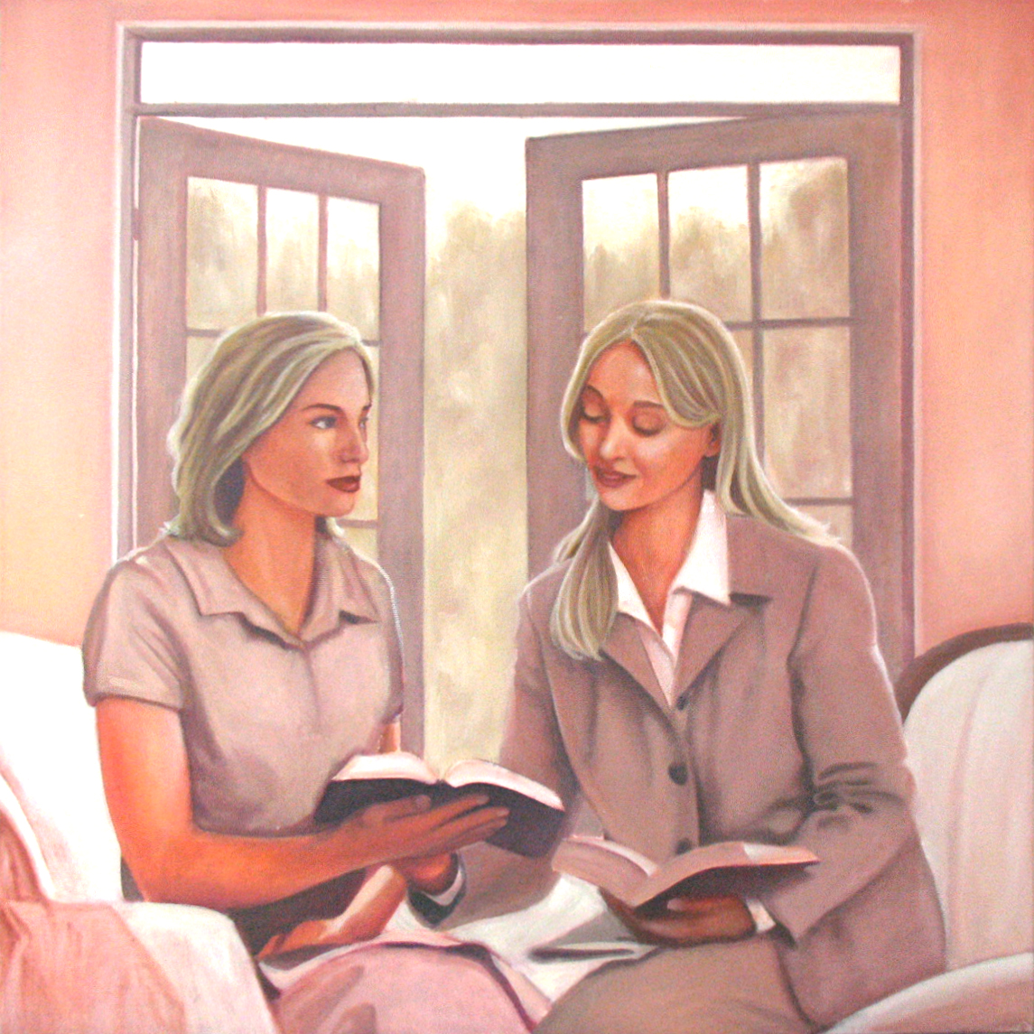 French Doors 30"x30" oil on canvas 