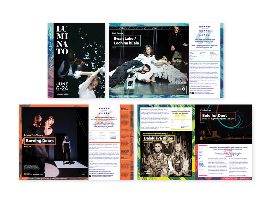 Luminato 2018 Festival Program Brochure
