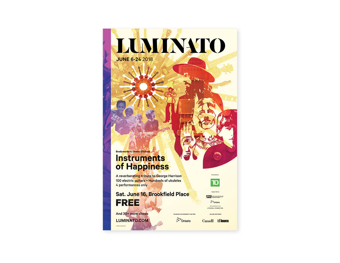 Luminato 2018 Poster — Instruments of Happiness