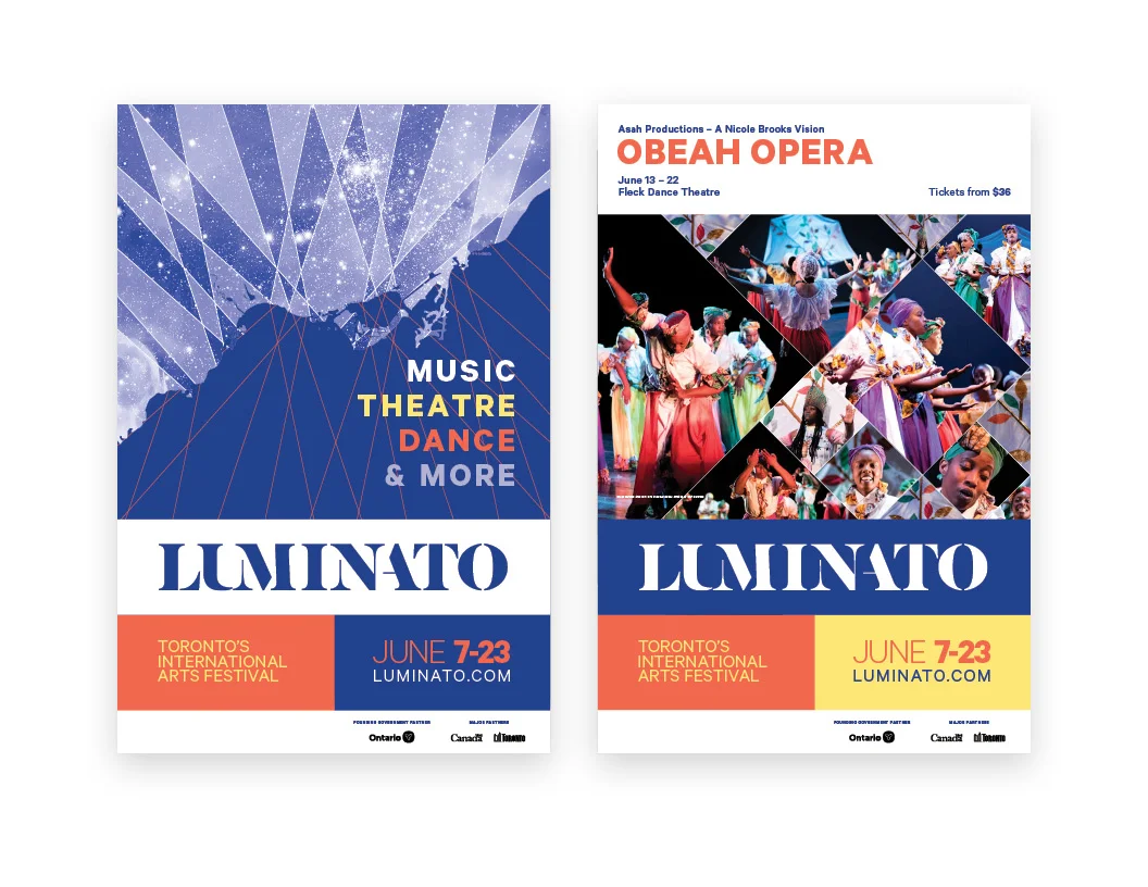 Luminato 2019 Poster Campaign — General Festival / Obeah Opera