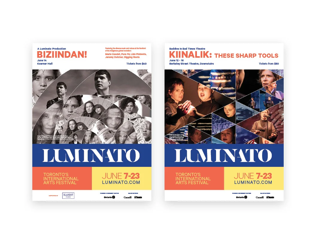 Luminato 2019 Poster Campaign — BIZIINDAN! / Kiinalik
