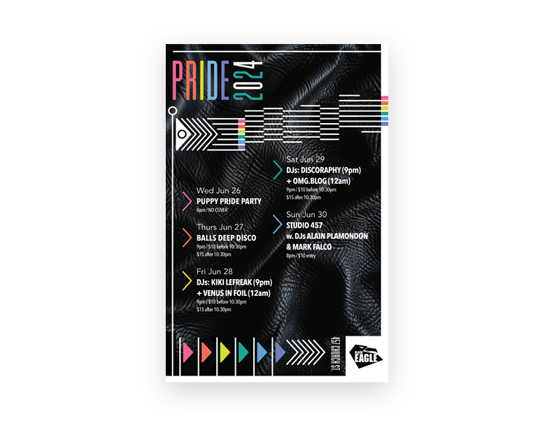 Blcak Eagle 2024 Pride Poster