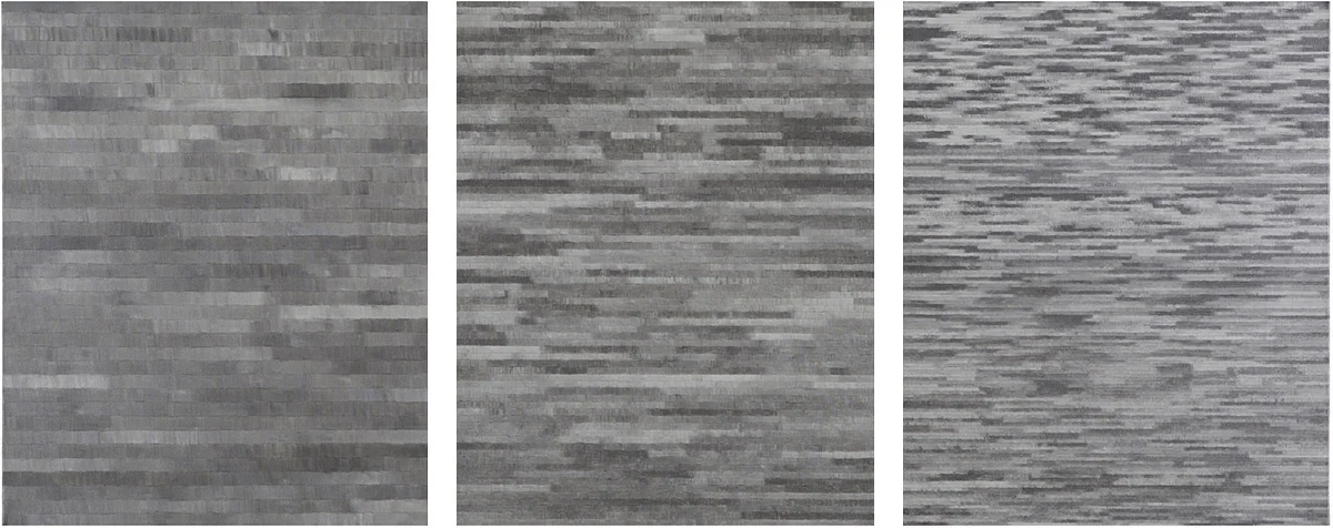 S-132, 133, 134 2014 oil on canvas 30 x 80 in.