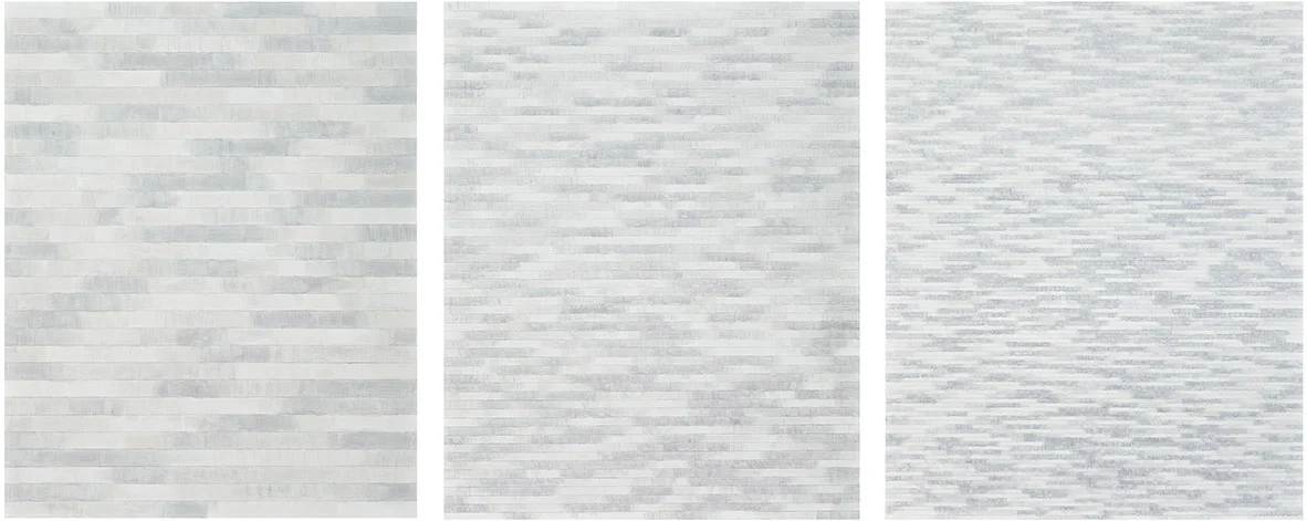 S-157, 158, 159 2014 oil on canvas 30 x 80 in.