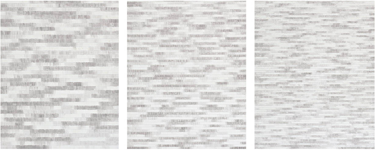 S-167, 168, 169 2014 oil on canvas 30 x 80 in.