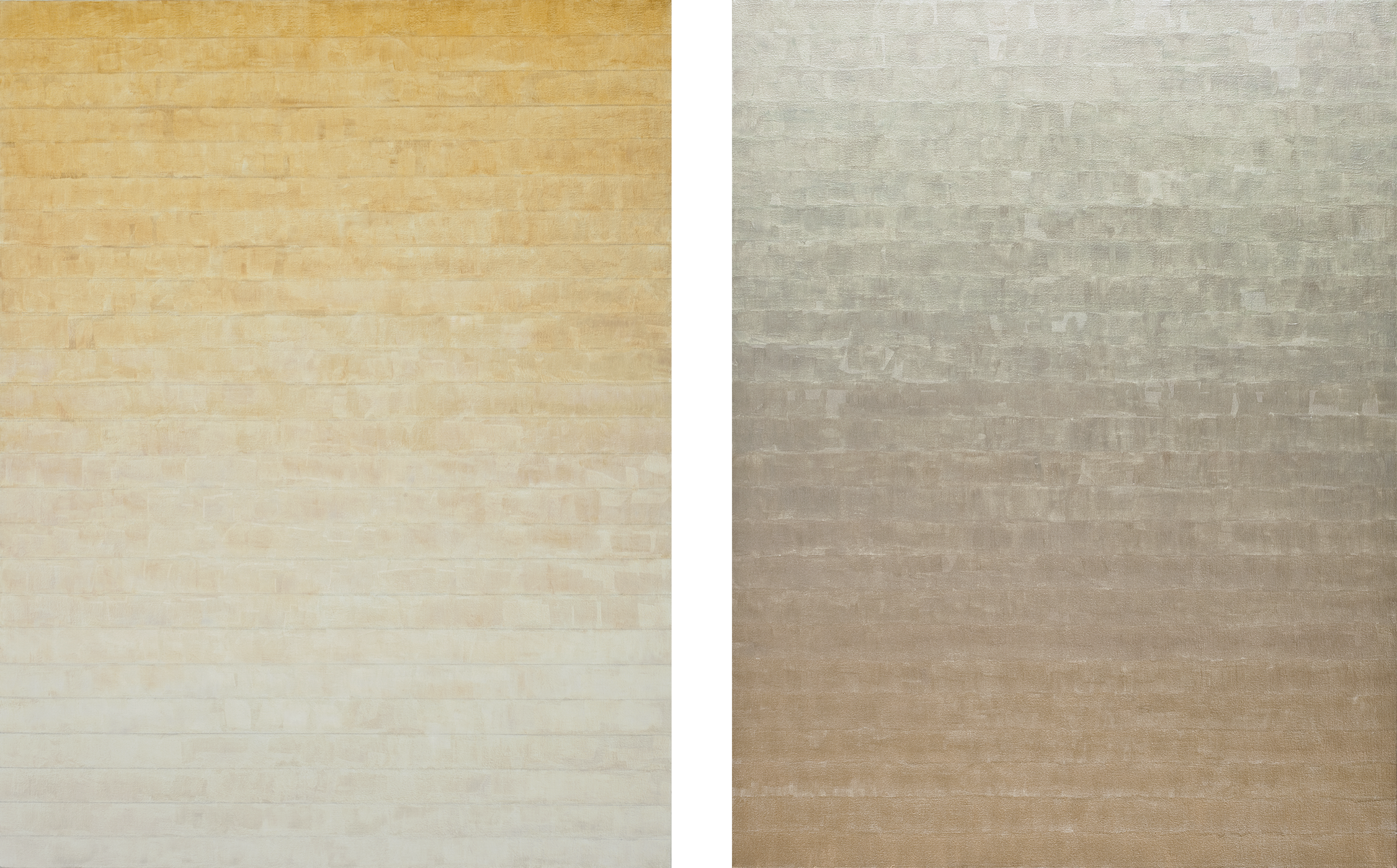 S-103, 104 2013 oil on canvas 36 x 28 in. each